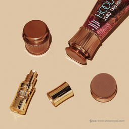 超炫古銅色Hoola護膚品化妝品包裝設(shè)計與敷貼器創(chuàng)新